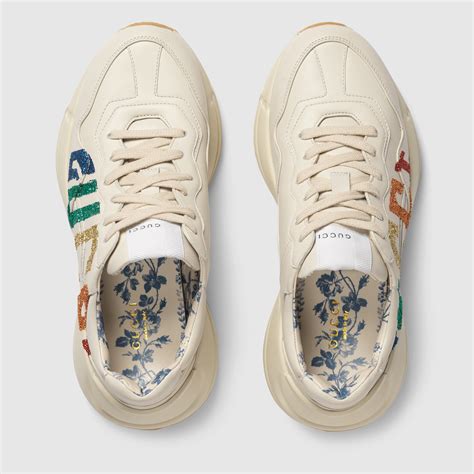 bijenkorf gucci sneakers rython|gucci rhyton shoes for women.